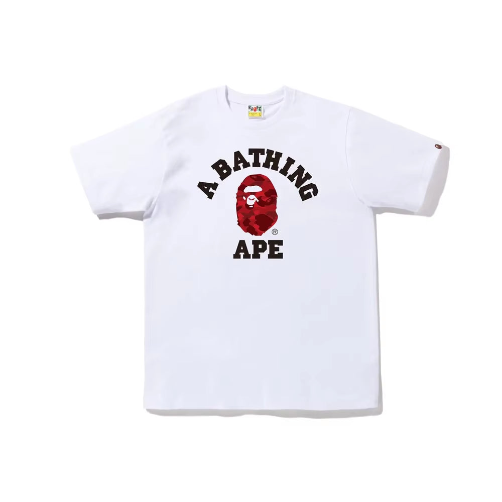 2026 High Version BAPE Ape T-Shirt – Made from premium 100% cotton for superior comfort, breathability, and durability. Features the iconic Ape graphic with high-quality heat-transfer printing that delivers vibrant colors and long-lasting wear. Designed with a trendy regular fit, making it perfect for streetwear, casual outfits, and everyday fashion.