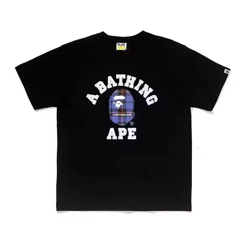 2026 High Version BAPE Ape T-Shirt – Made from premium 100% cotton for superior comfort, breathability, and durability. Features the iconic Ape graphic with high-quality heat-transfer printing that delivers vibrant colors and long-lasting wear. Designed with a trendy regular fit, making it perfect for streetwear, casual outfits, and everyday fashion.